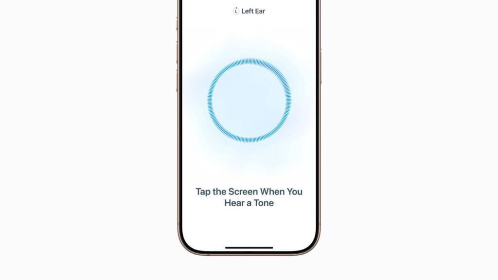 ختبار السمع عبر AirPods Pro 2