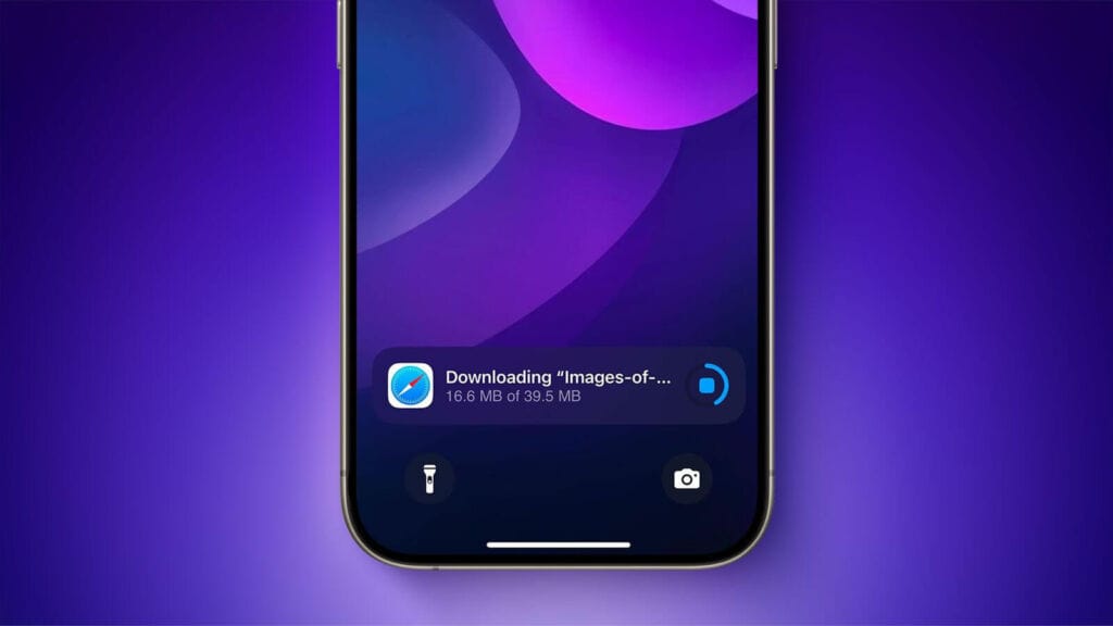 متابعة تقدم التنزيلات في Safari 