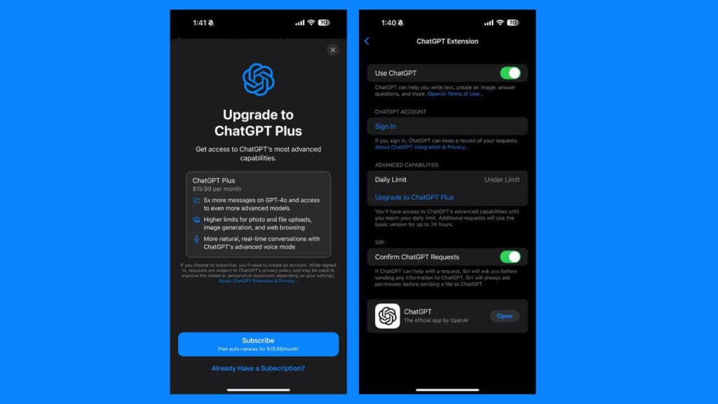 مشاهدة حدود الاستخدام في ChatGPT 