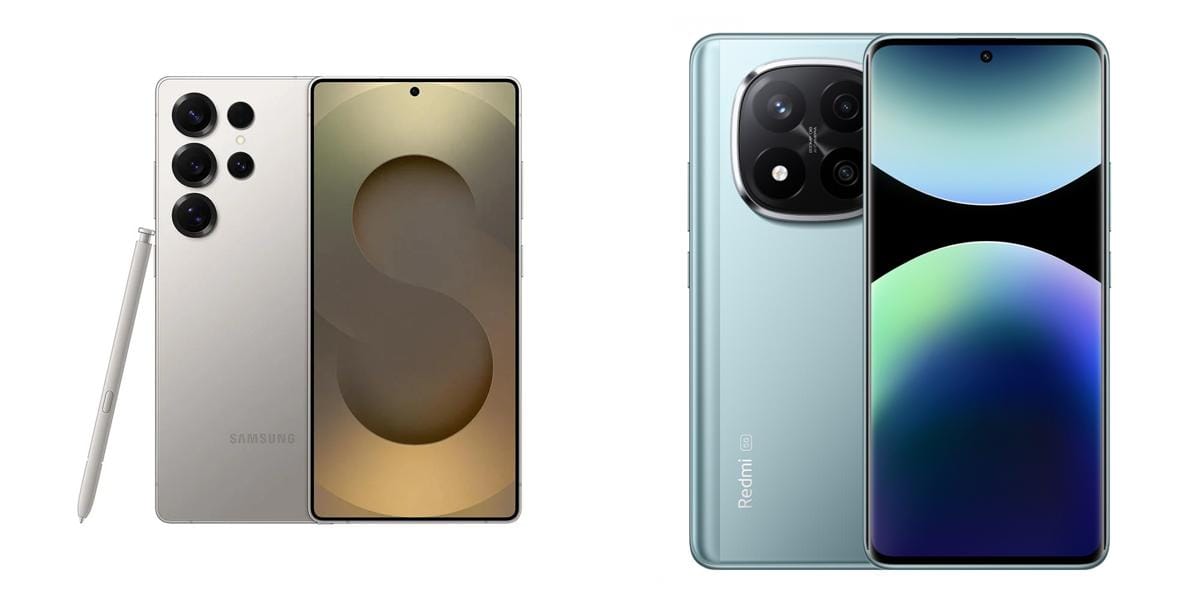 مقارنة شاملة بين هاتف سامسونج Galaxy S25 Ultra و هاتف شاومي Redmi Note 14 Pro Plus 2 مقارنة بين هاتف سامسونج Galaxy S25 Ultra و هاتف شاومي Redmi Note 14 Pro Plus