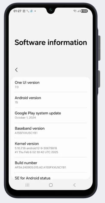 واجهة One UI 7