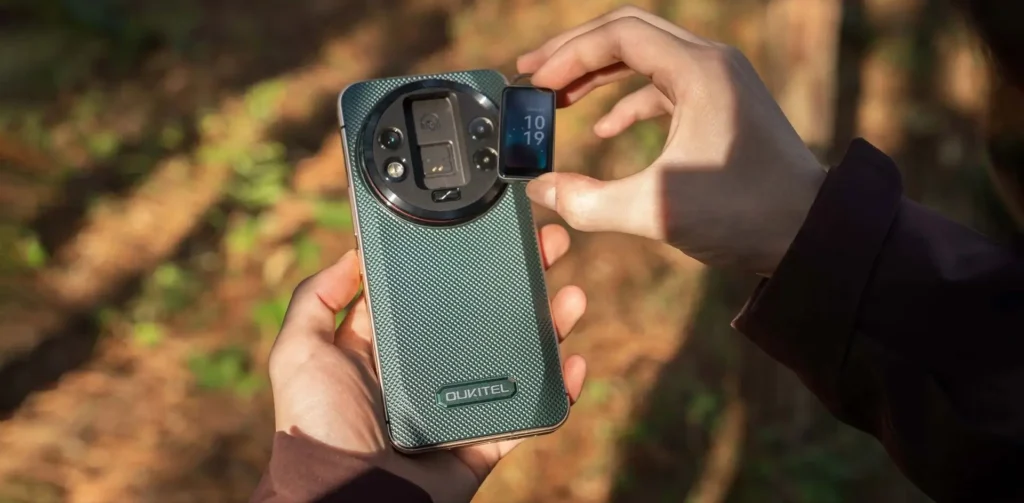 هاتف Oukitel WP200 Pro هاتف ذكي متين بمواصفات غير مسبوقة وشاشة ثانوية قابلة للإزالة 1 الشاشة الثانوية القابلة للإزالة