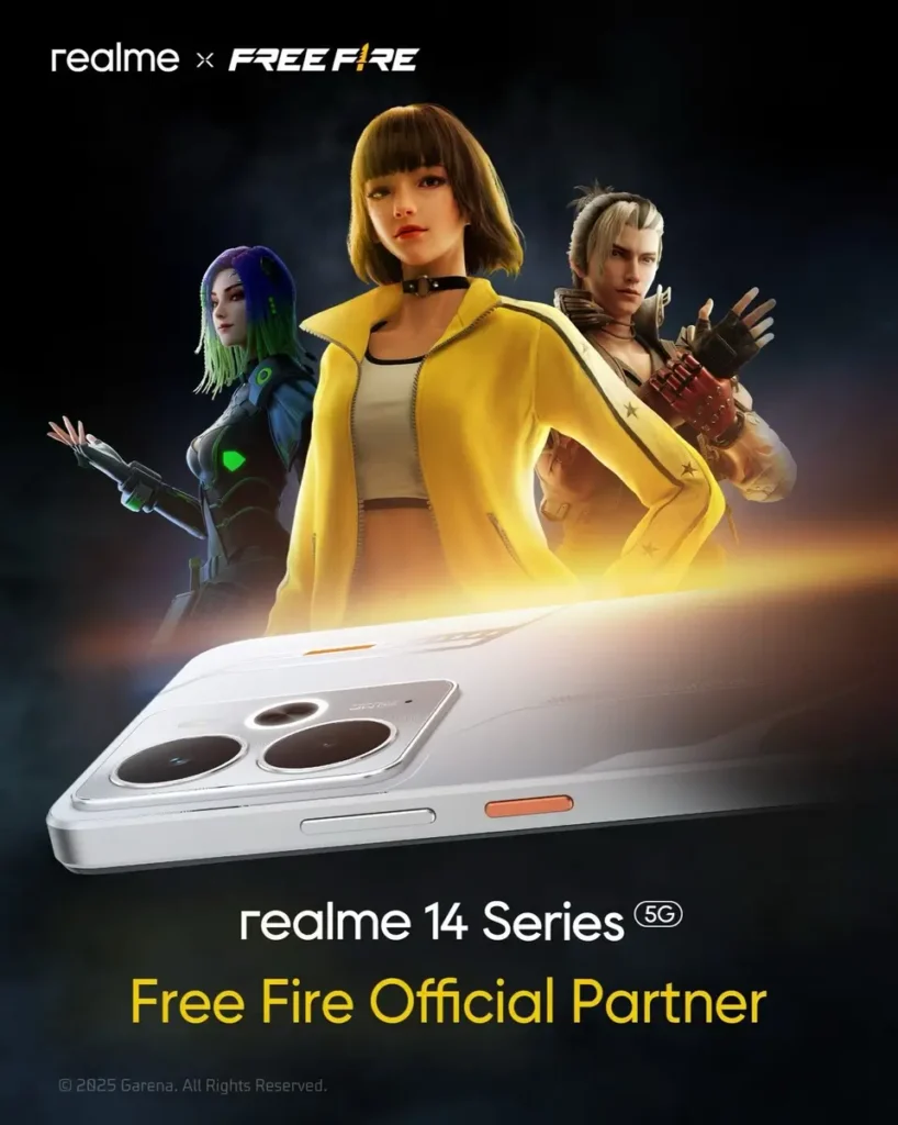هاتف Realme 14 5G خيار اقتصادي بتصميم ميكا وسعة بطارية 6,000 مللي أمبير 1 هاتف Realme 14 5G