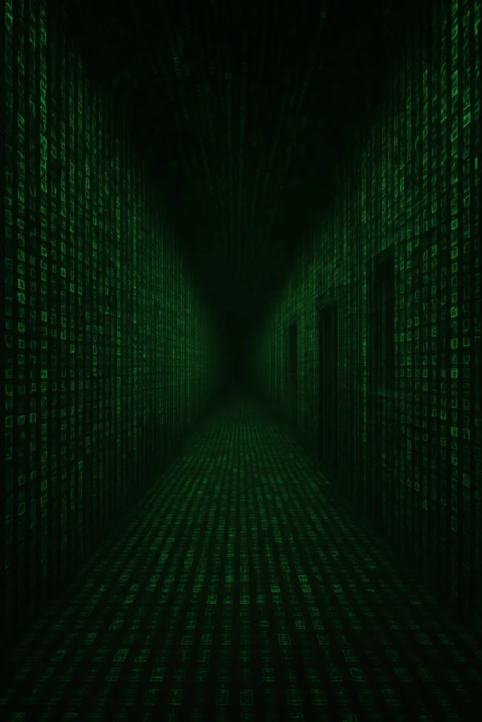 ما هو شكل الدارك ويب المظلم من وجهة Chat GPT 2 خمس صور فريدة تجسّد شكل الدارك ويب المظلم، وهي عبارة عن تصورات بصرية خيالية تم إنشاؤها بالكامل بالاعتماد على الذكاء الاصطناعي عبر أداة ChatGPT،