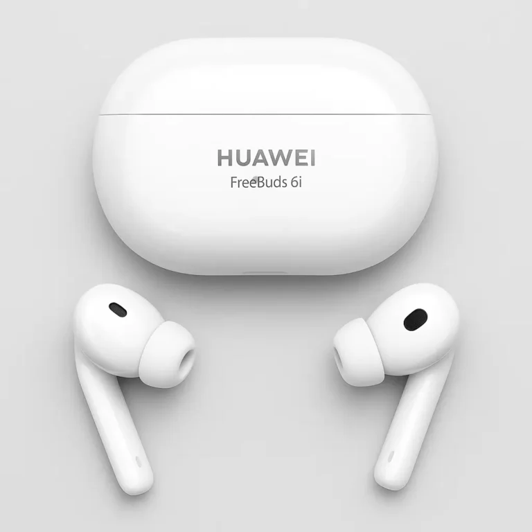 سماعات HUAWEI FreeBuds 6i الجديدة تجمع بين إلغاء الضوضاء الذكي، صوت Hi-Res، وعمر بطارية طويل يصل 35 ساعة، بتصميم أنيق وسعر منافس في 2025.