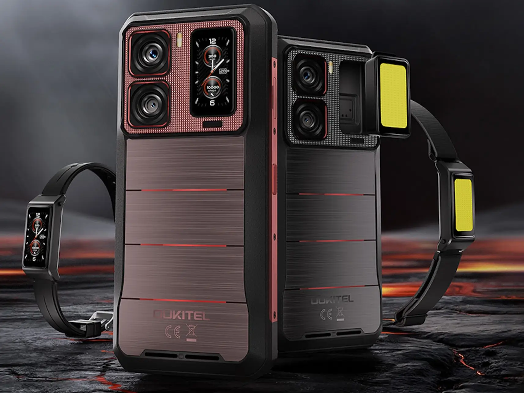 هاتف Oukitel WP300 أول جهاز بتحوّله بنفسك إلى ساعة أو مصباح! مش مجرد هاتف 1 Oukitel WP300