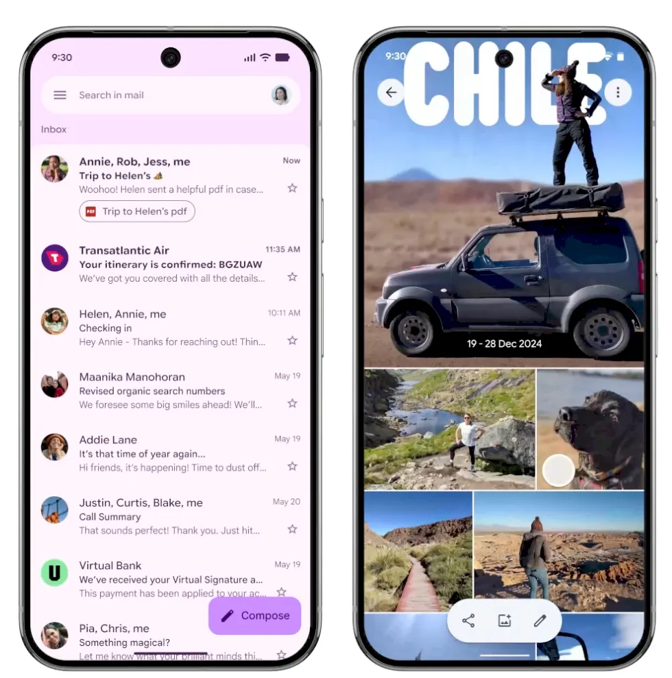 material three lede copy