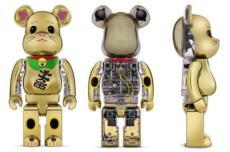 الكشف عن مكبر الصوت Be@rbrick Audio x Maneki-Neko