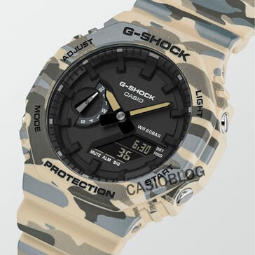 إصدار ساعات كاسيو G-Shock GA-2100 المستوحاة من العسكرية 3 إصدار ساعات كاسيو G-Shock GA-2100 المستوحاة من العسكرية