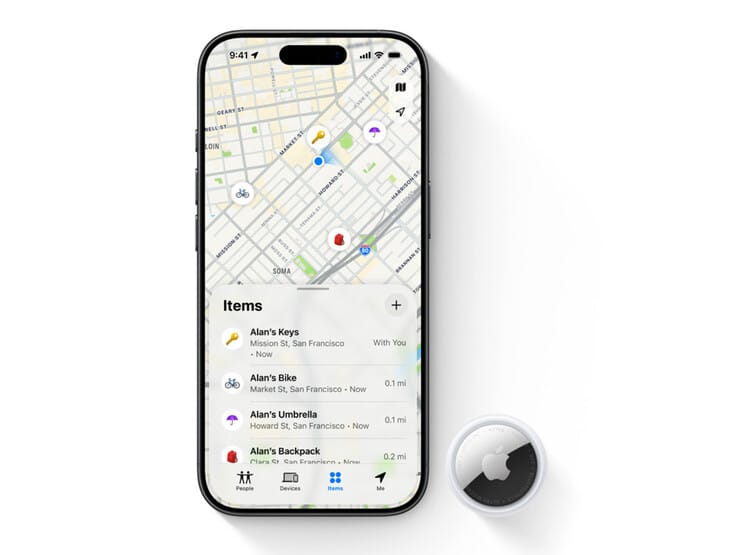 أبل تطلق AirTag الجديد بترقيات رئيسية
