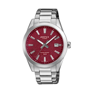 كاسيو تطلق ساعات Edifice EFV-160D بتصميمات جديدة بألوان حمراء وزرقاء جليدية